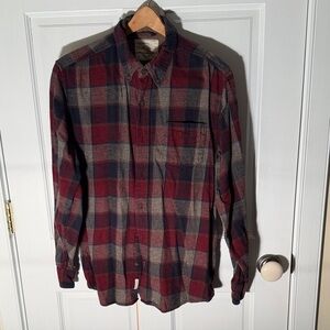 Weatherproof Men's Casual Plaid Shirt - Red, Blue, Gray